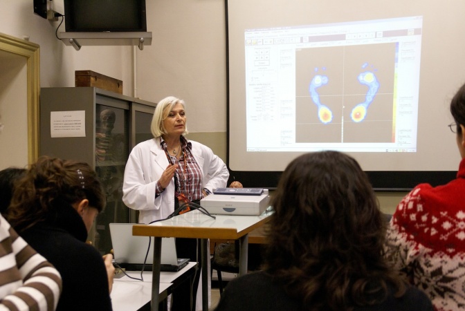 Lezione di Podologia a Medicina