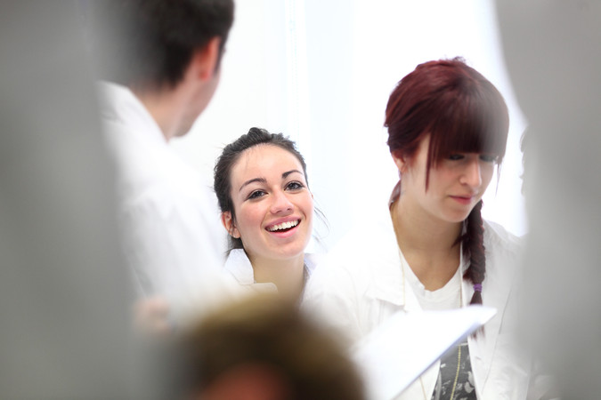 Studenti in laboratorio