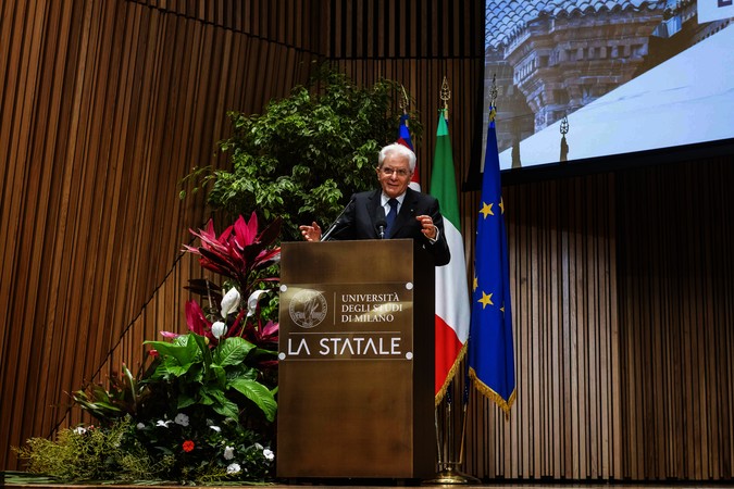 Il Presidente della Repubblica alla Statale di Milano